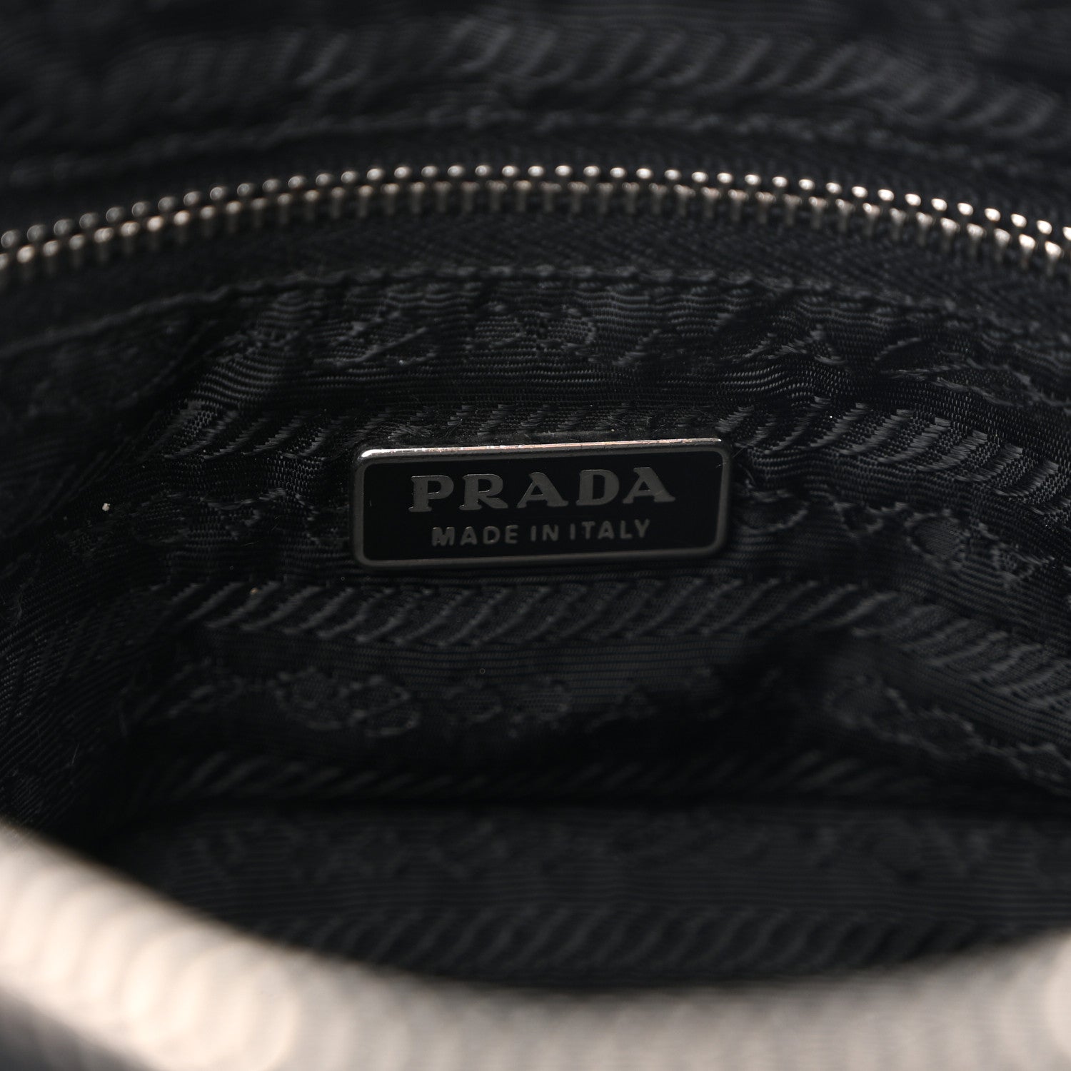 Prada Tessuto Nylon Pochette Bag Black 6 of 14