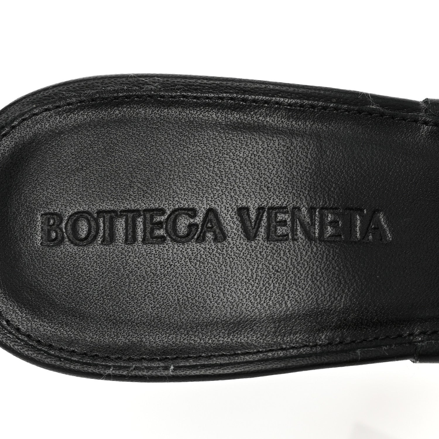 Bottega Veneta Nappa Quilted Rubber Lido Mule Sandals 35.5 Black 7 of 9