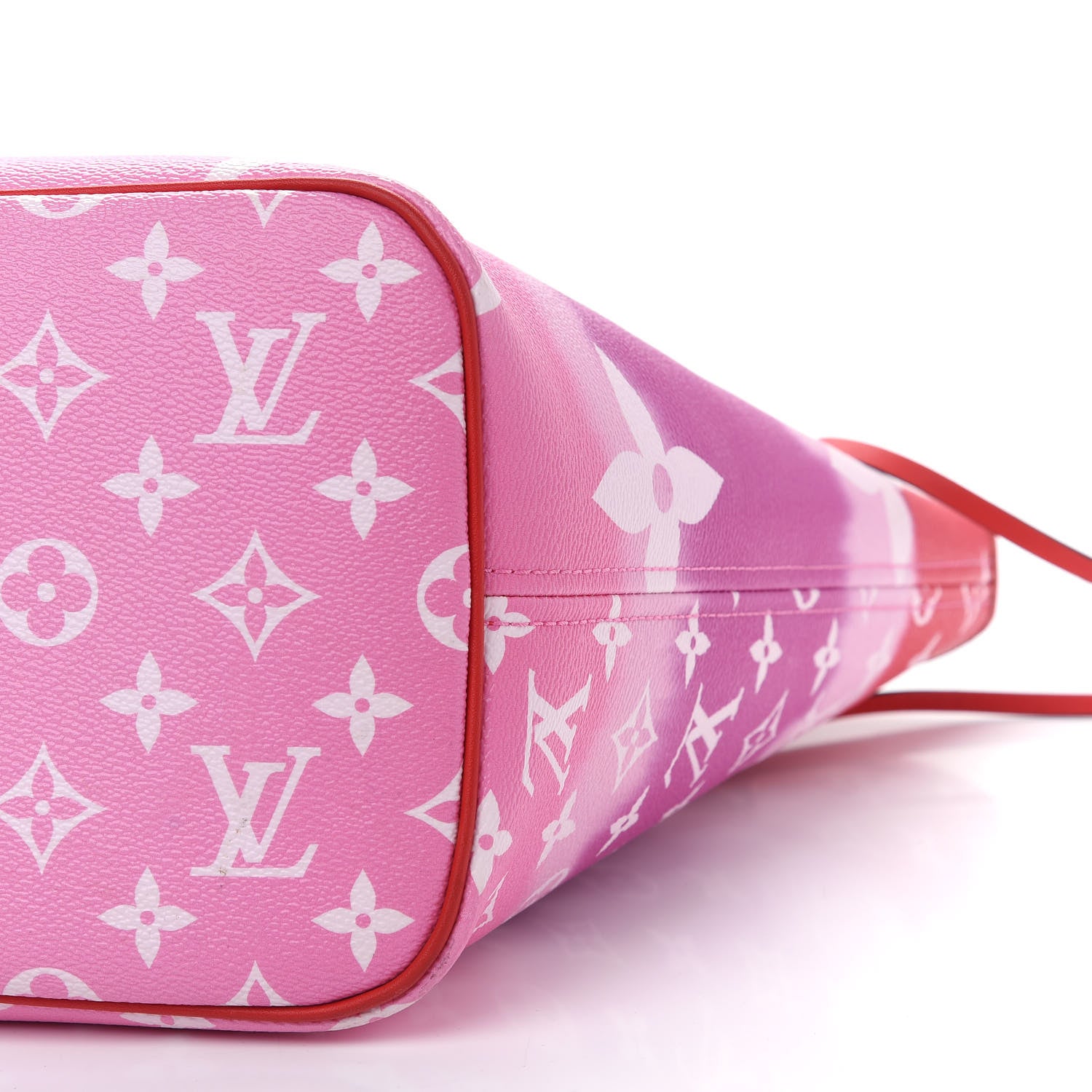 Louis Vuitton Monogram Escale Neverfull MM Rouge 11 of 15