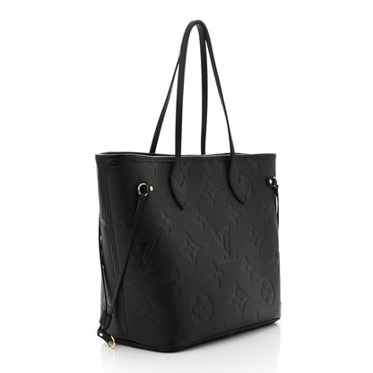 Louis Vuitton Empreinte Monogram Giant Neverfull MM Black 4 of 10
