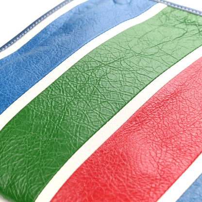 Balenciaga Veau Arena Multicolore Bazar Pouch Red White Blue Green 8 of 8