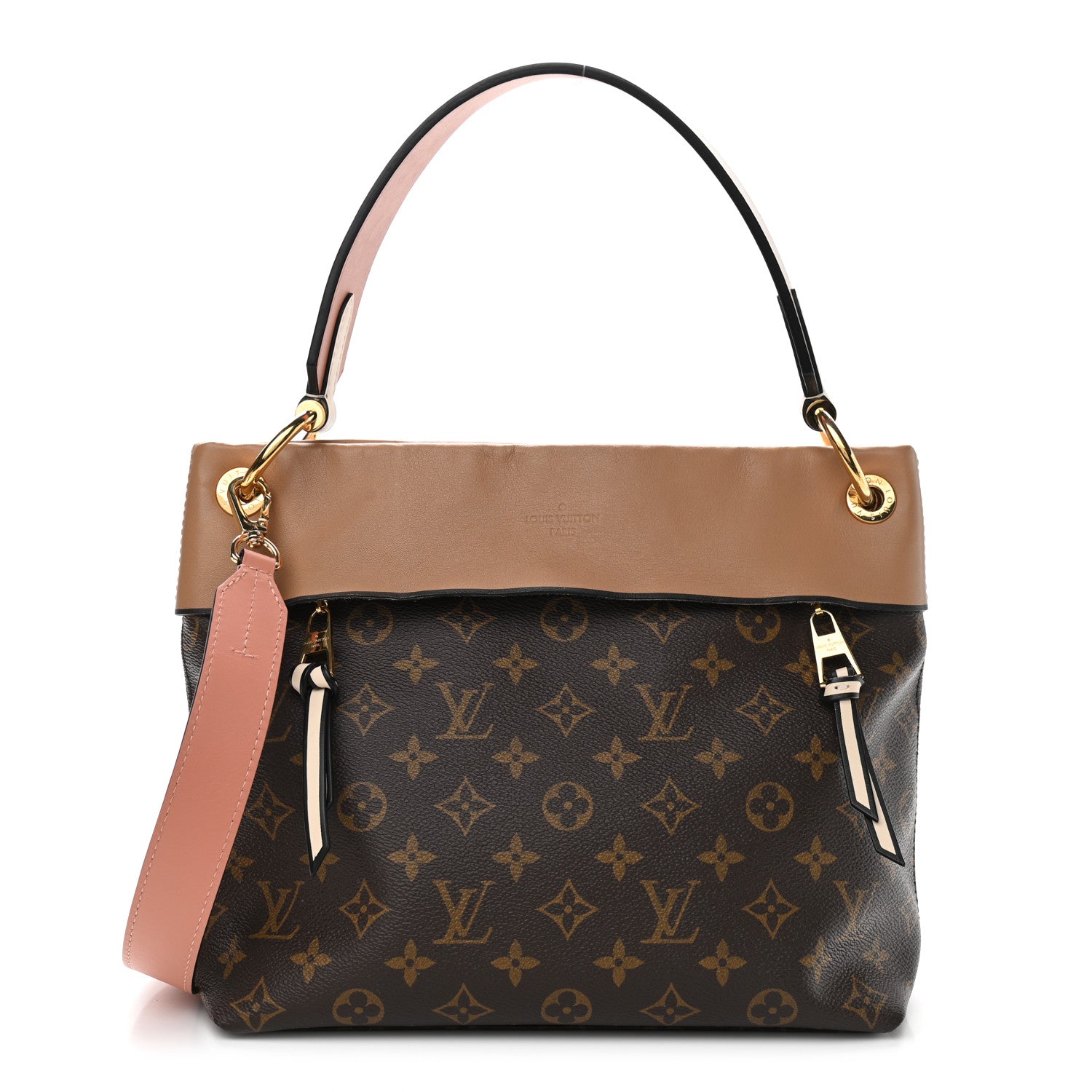 Louis Vuitton Monogram Tuileries Besace Sesame Peach Creme 1 of 11