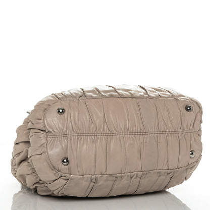 Prada Nappa Gaufre Tote Pomice 4 of 11