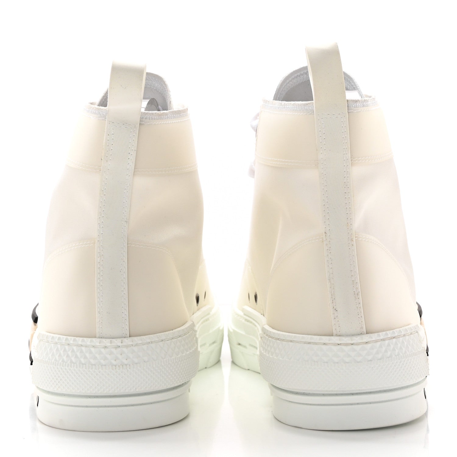 Christian Dior Canvas Mens B23 High Top Sneakers 45 White 5 of 13