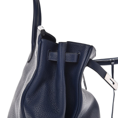 Hermes Taurillon Clemence Birkin 40 Bleu De Prusse 32 of 41