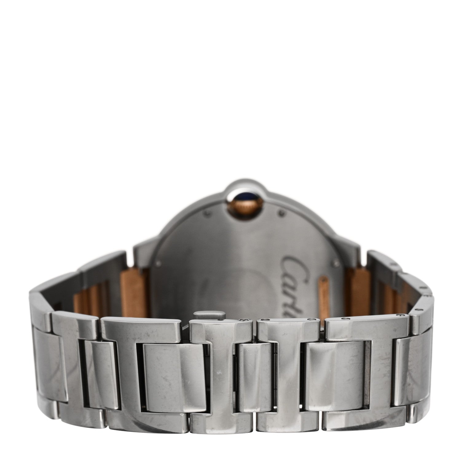 Cartier Stainless Steel 18K Pink Gold 42mm Ballon Bleu De Cartier Automatic Watch 3 of 4