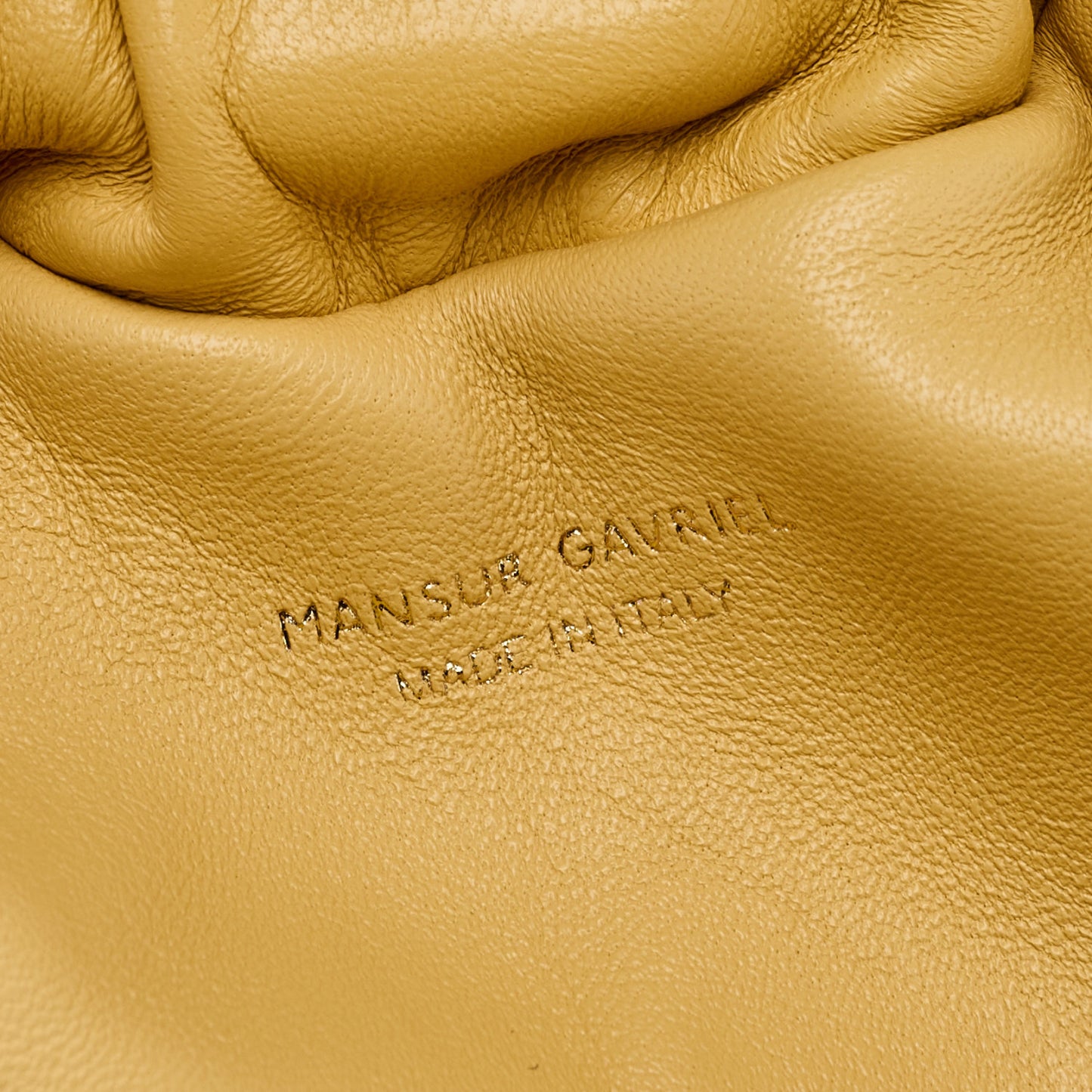 Lambskin Mini Cloud Clutch Spiga