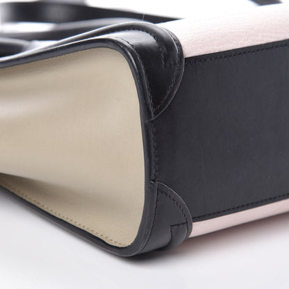 Celine Smooth Drummed Calfskin Nano Tri-Color Luggage Light Rose 14 of 15