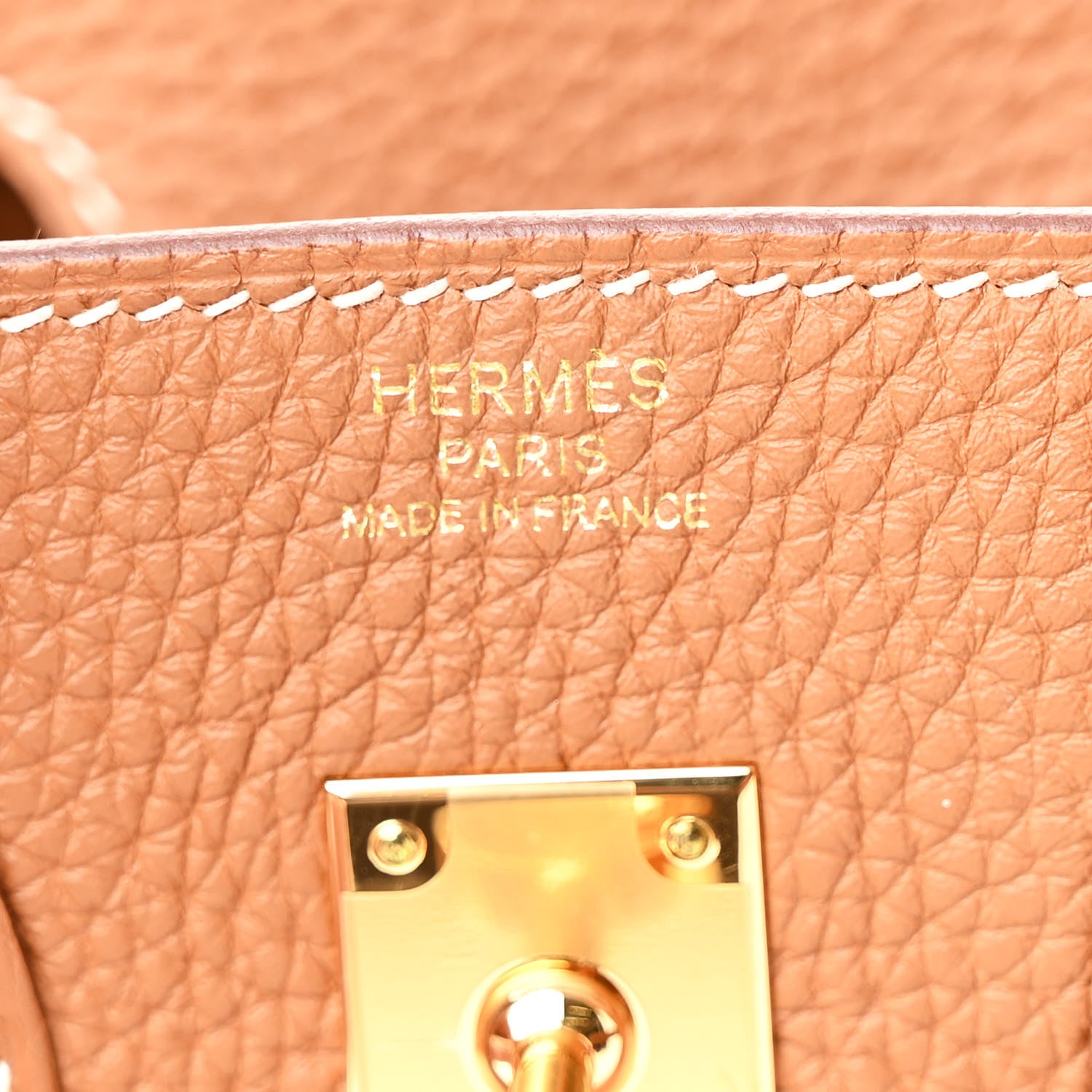 Hermes Togo Birkin 25 Gold 6 of 13
