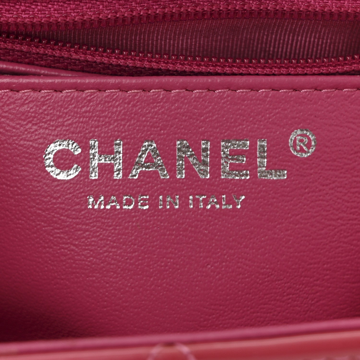 Chanel Patent Quilted Mini Square Flap Pink 6 of 10