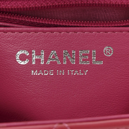 Chanel Patent Quilted Mini Square Flap Pink 6 of 10