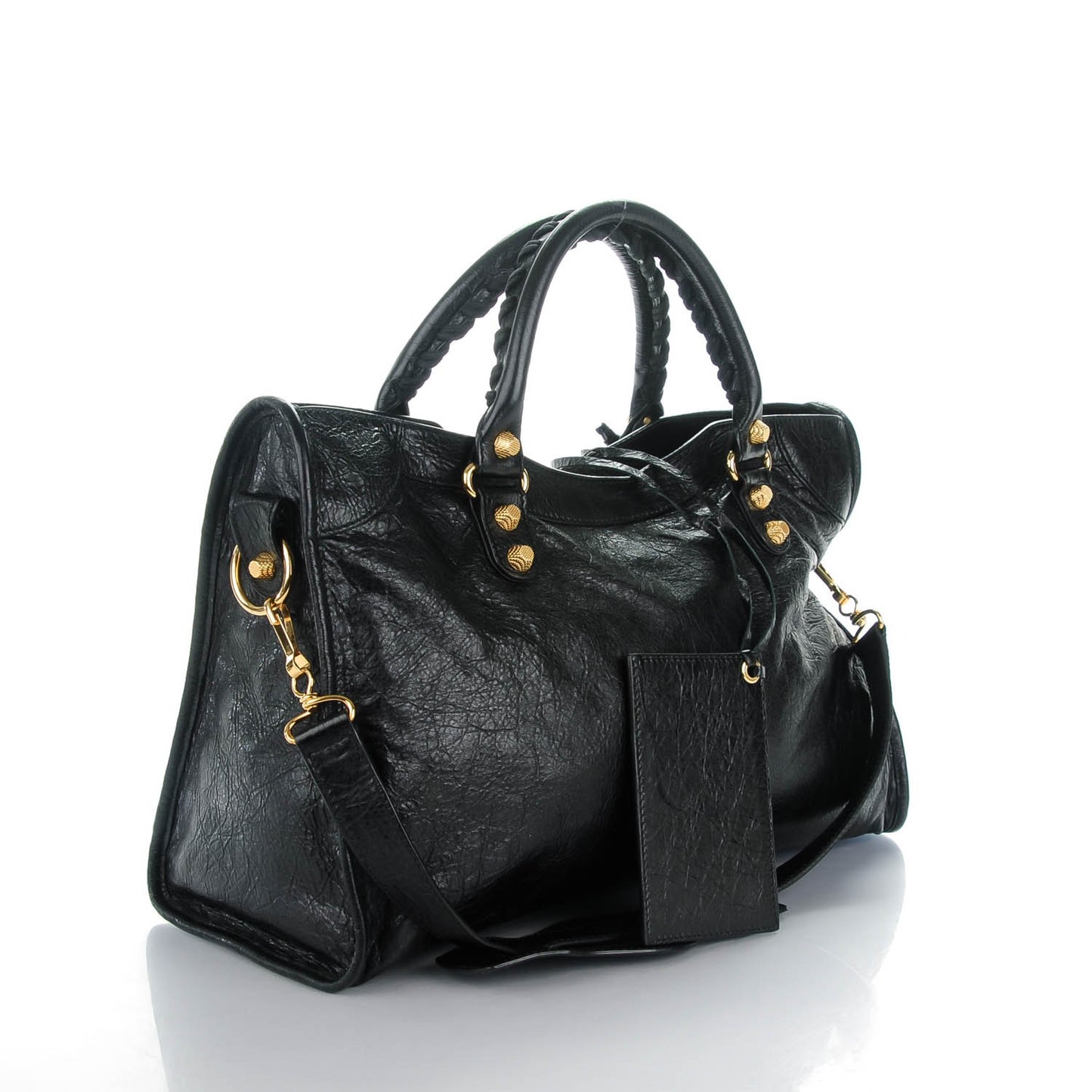Agneau Giant 12 Gold Hardware City Black