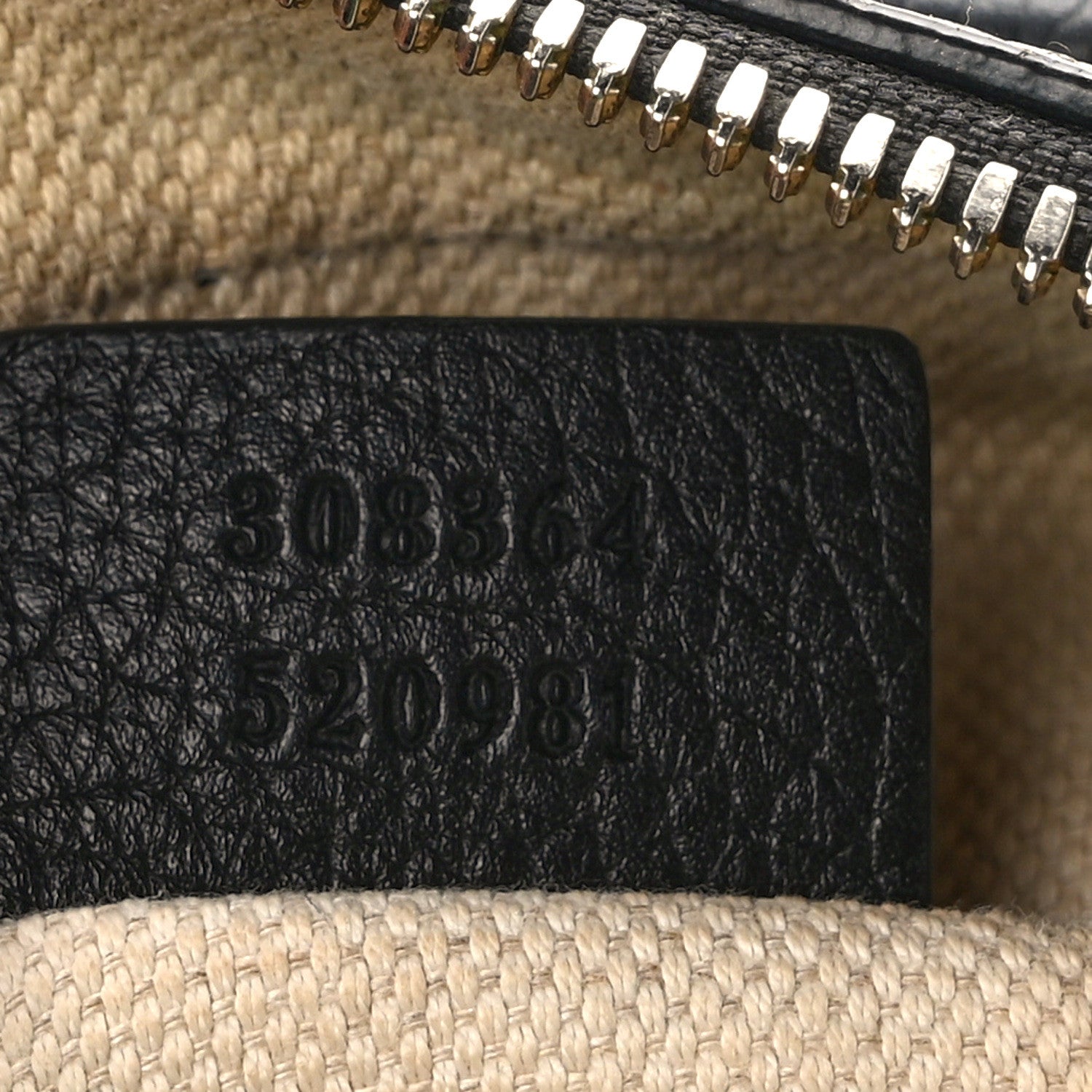 Gucci Pebbled Calfskin Small Soho Disco Bag Black 7 of 13
