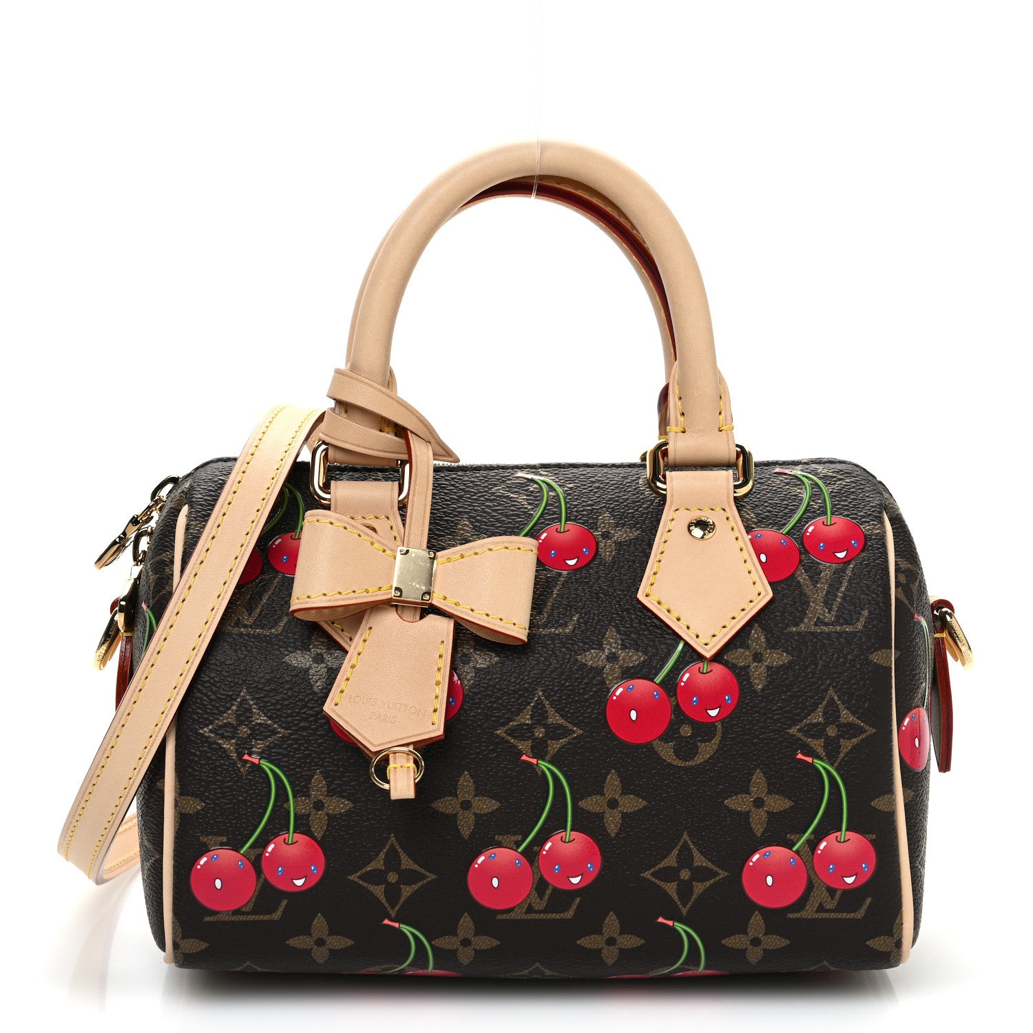 Louis Vuitton LV X TM Monogram Cerises Speedy Bandouliere 20 1 of 9