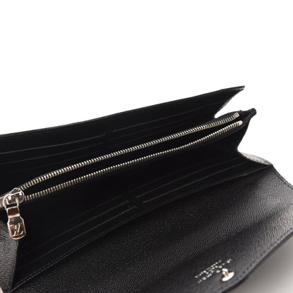 Louis Vuitton Epi Sarah Wallet NM Black 5 of 7