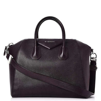 Givenchy Sugar Goatskin Medium Antigona Aubergine 1 of 7