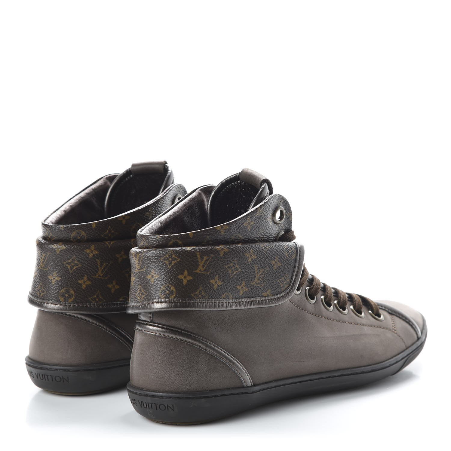 Louis Vuitton Calfskin Monogram Brea Sneaker 37 Brown 4 of 7