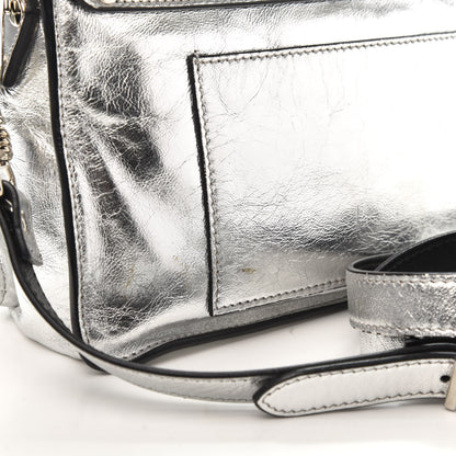 Proenza Schouler Metallic Lambskin PS1 Tiny Satchel Silver 12 of 13