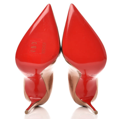 Christian Louboutin Metallic Patent Pigalle Follies 100 Pumps 36.5 Cappuccino 5 of 10