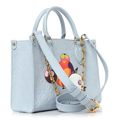 Louis Vuitton LV X TM Empreinte Monogram Superflat Onthego PM Washed Blue 2 of 13