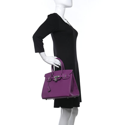 Hermes Epsom Birkin 30 Anemone 3 of 44