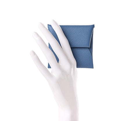 Hermes Epsom Bastia Coin Purse Bleu Azur 2 of 8