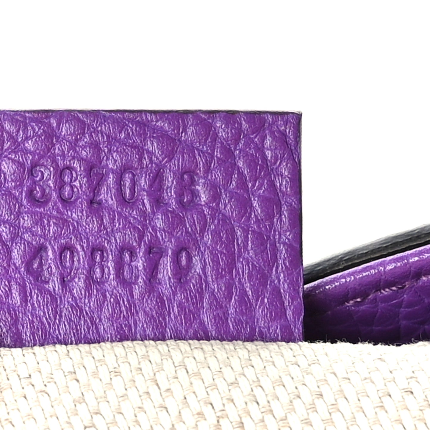 Pebbled Calfskin Small Soho Chain Shoulder Bag Shine Purple