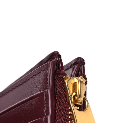 Bottega Veneta Nappa Intrecciato Small Bi-Fold Zip Wallet Barolo 9 of 9