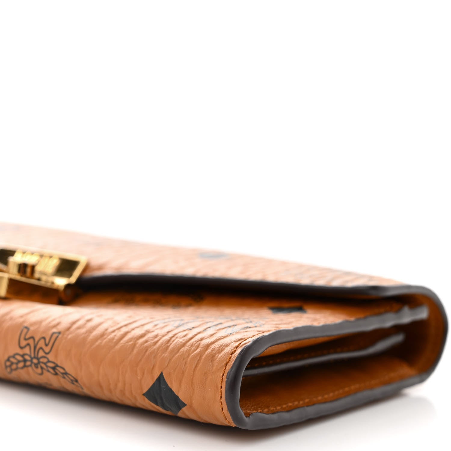 MCM Visetos Large Patricia Wallet On Chain Cognac 11 of 12