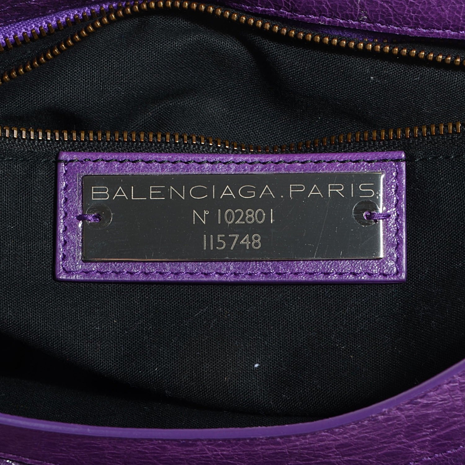Balenciaga Agneau Classic Hardware City Ultraviolet 6 of 12