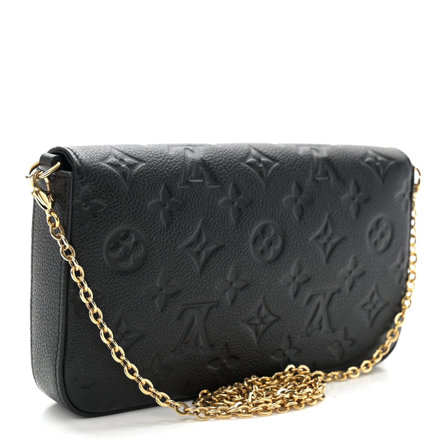 Empreinte Pochette Felicie Chain Wallet Black