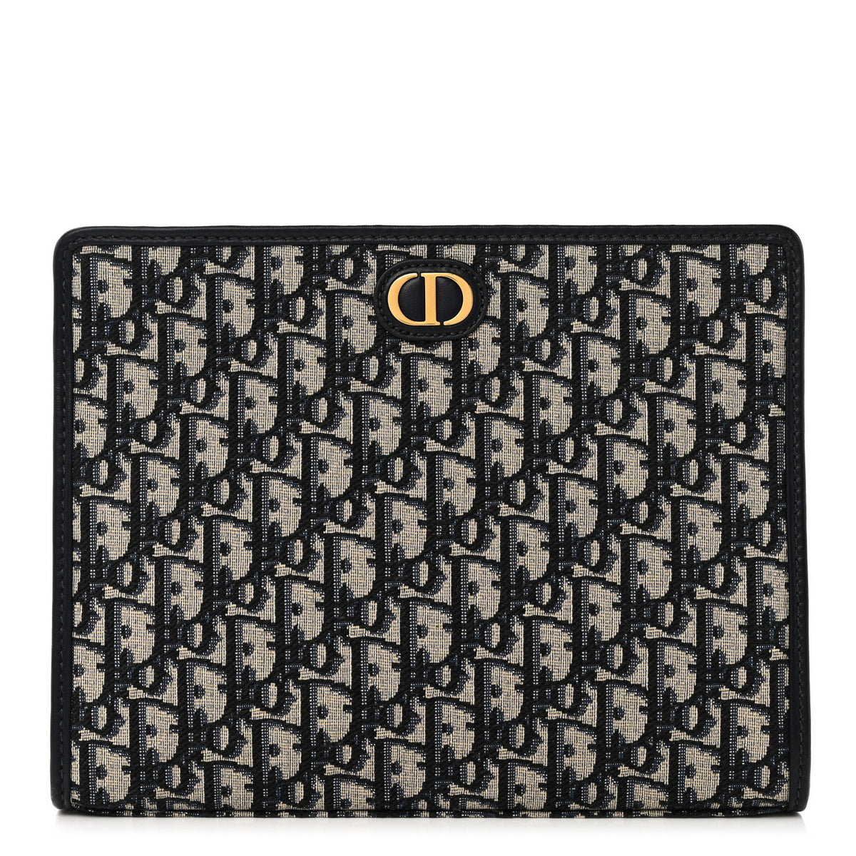 Christian Dior Oblique 30 Montaigne Pouch Blue 1 of 10