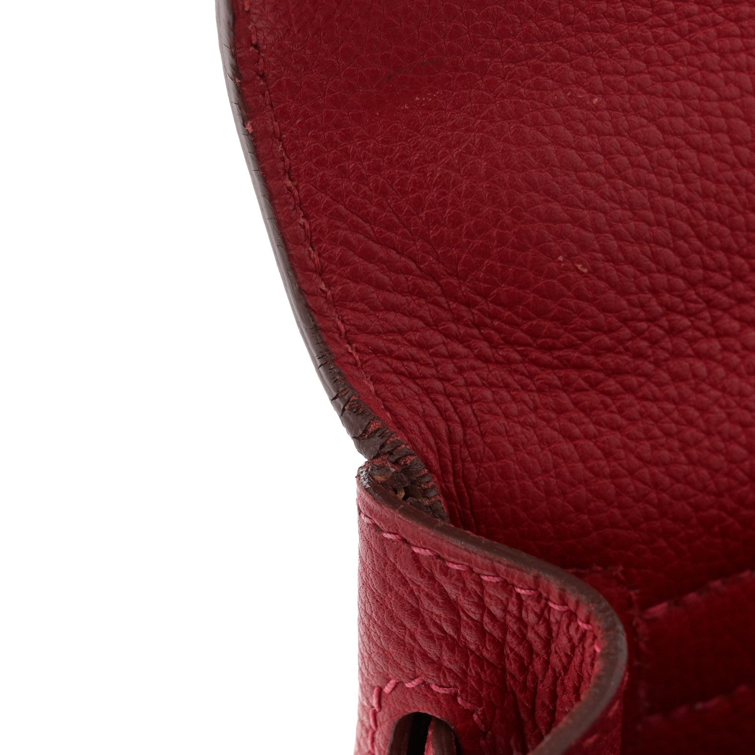 Hermes Togo Kelly Retourne 28 Rouge Vif 11 of 11