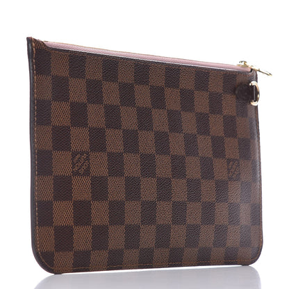 Louis Vuitton Damier Ebene Neverfull MM GM Pochette Rose Ballerine 3 of 7