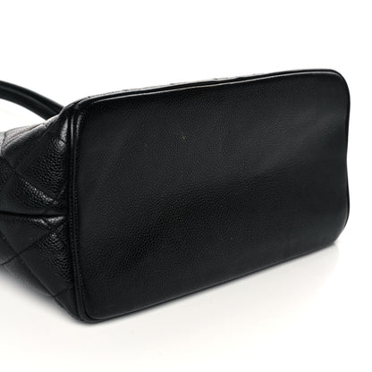 Chanel Caviar Quilted Medallion Tote Black 13 of 19