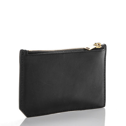 Saint Laurent Calfskin 5 Fragments Zip Pouch Card Holder Black 3 of 5