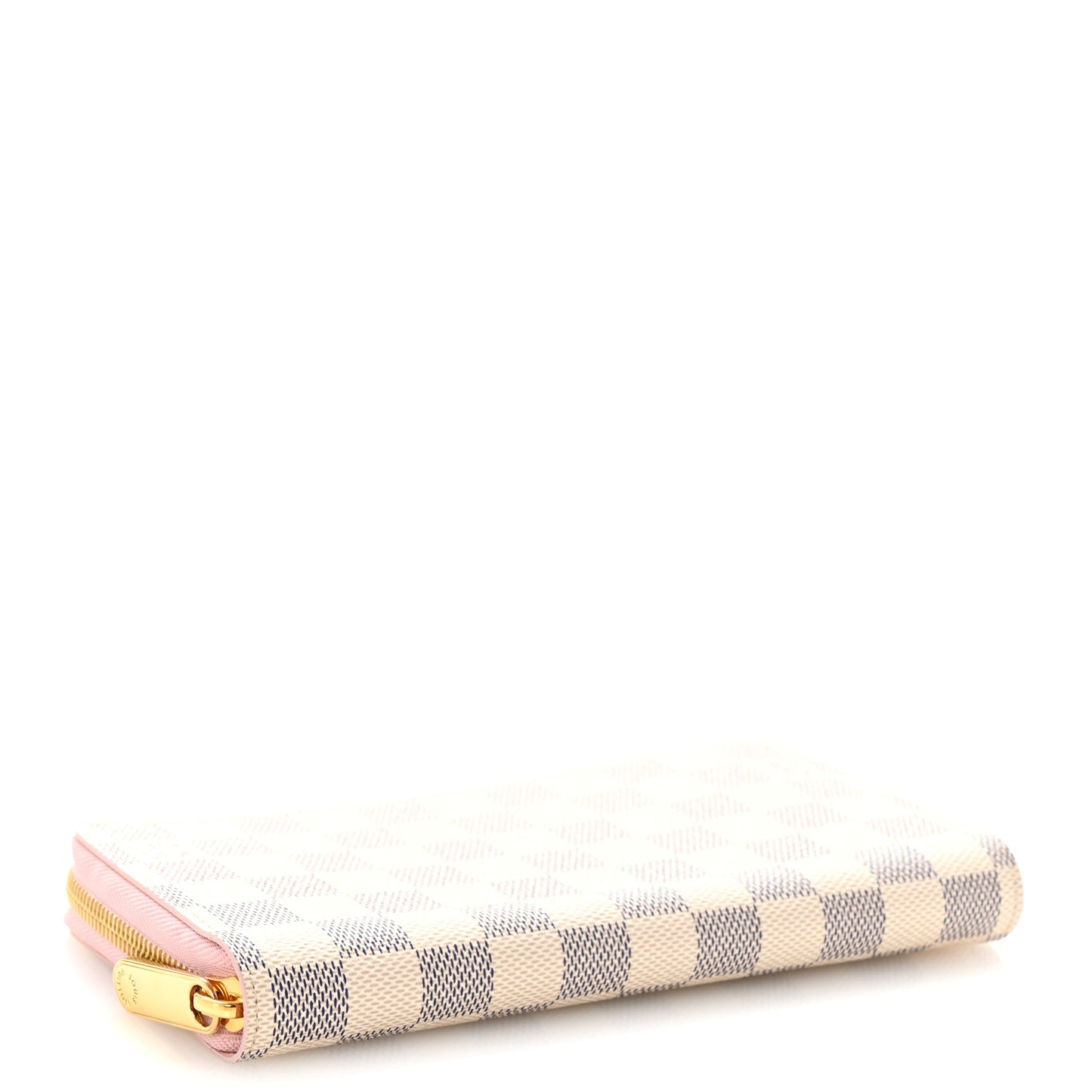 Damier Azur Zippy Wallet Rose Ballerine