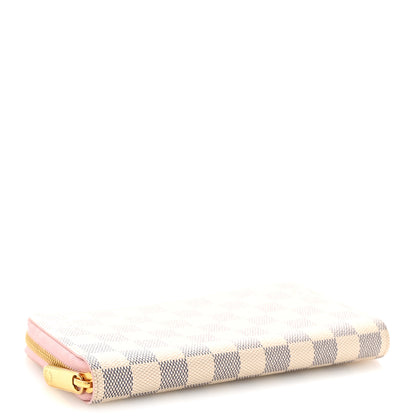 Louis Vuitton Damier Azur Zippy Wallet Rose Ballerine 4 of 7