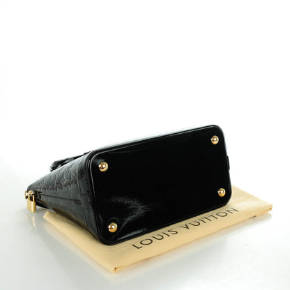 Louis Vuitton Vernis Lockit PM Black 4 of 7