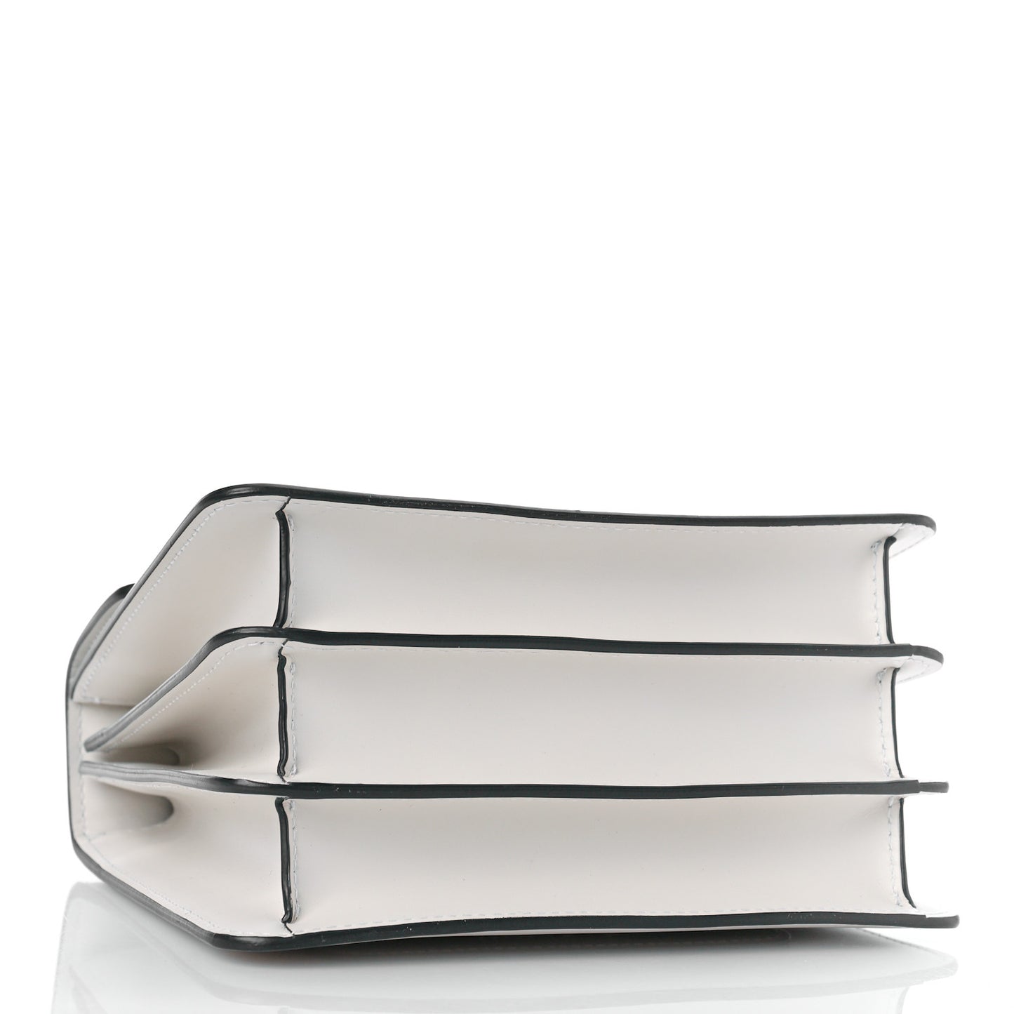 Calfskin Serpenti Forever Top Handle White