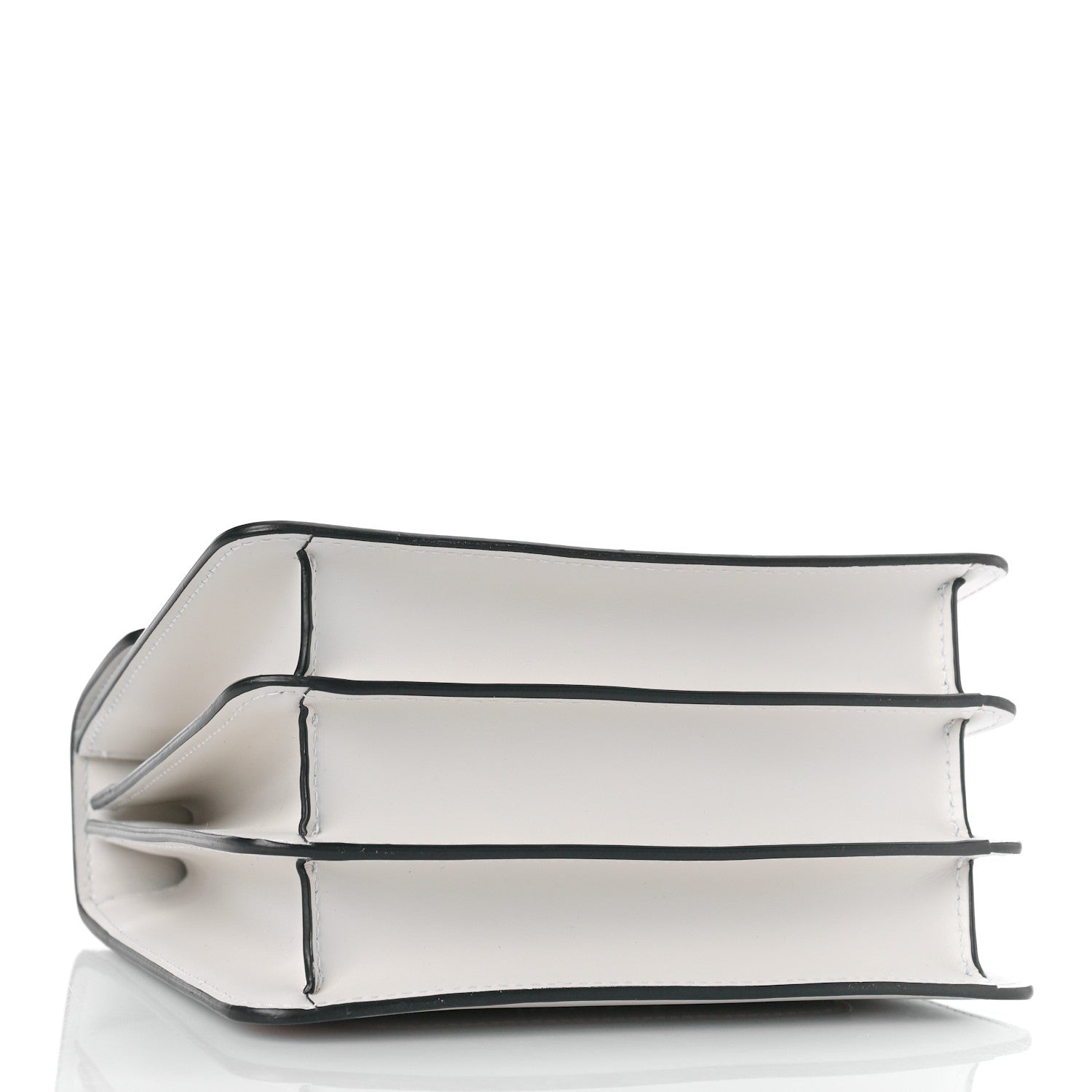 Bulgari Calfskin Serpenti Forever Top Handle White 4 of 8