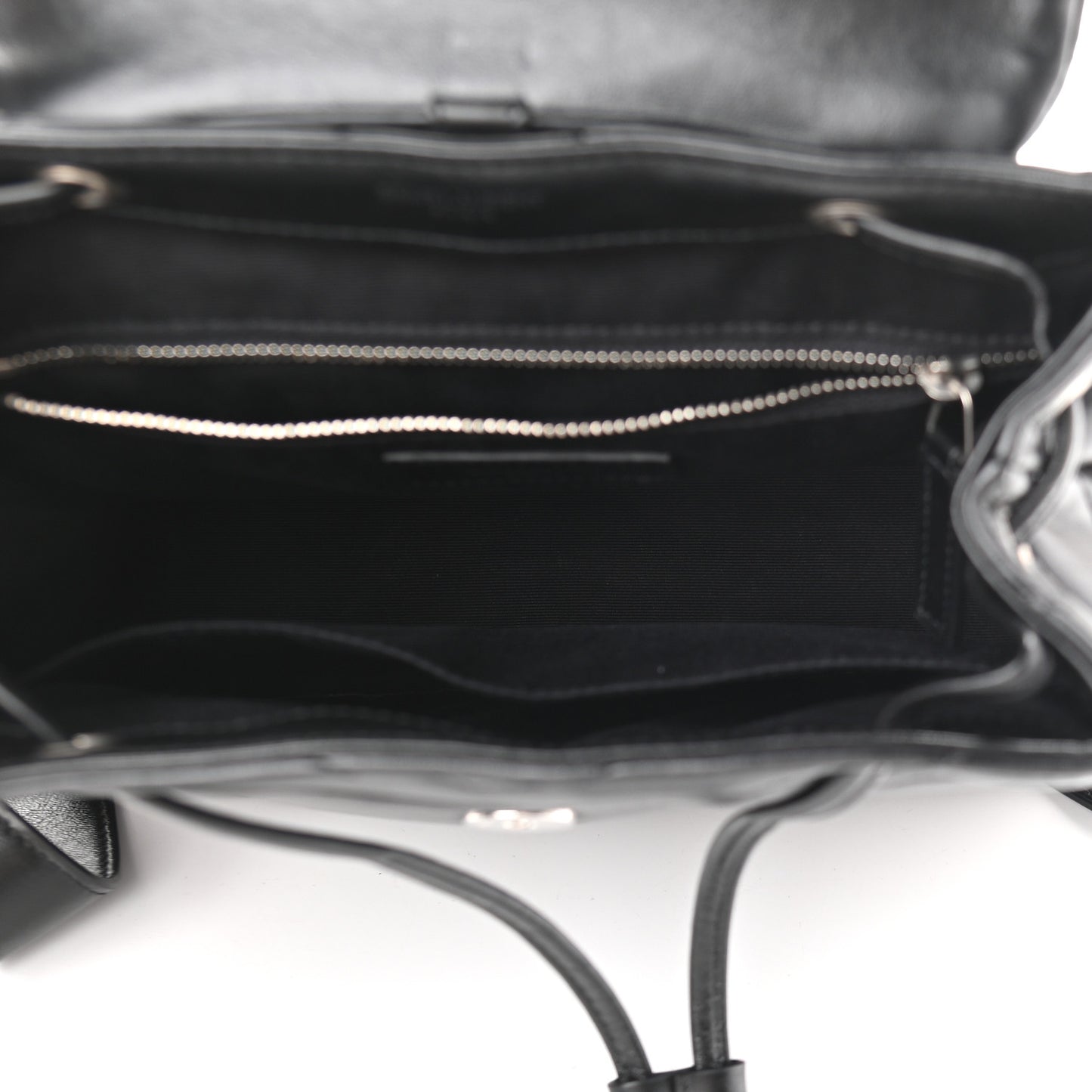 Calfskin Y Quilted Monogram Small Loulou Backpack Black