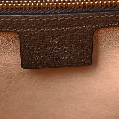 Gucci GG Supreme Monogram Web Small Ophidia Top Handle Shoulder Bag Brown 6 of 9