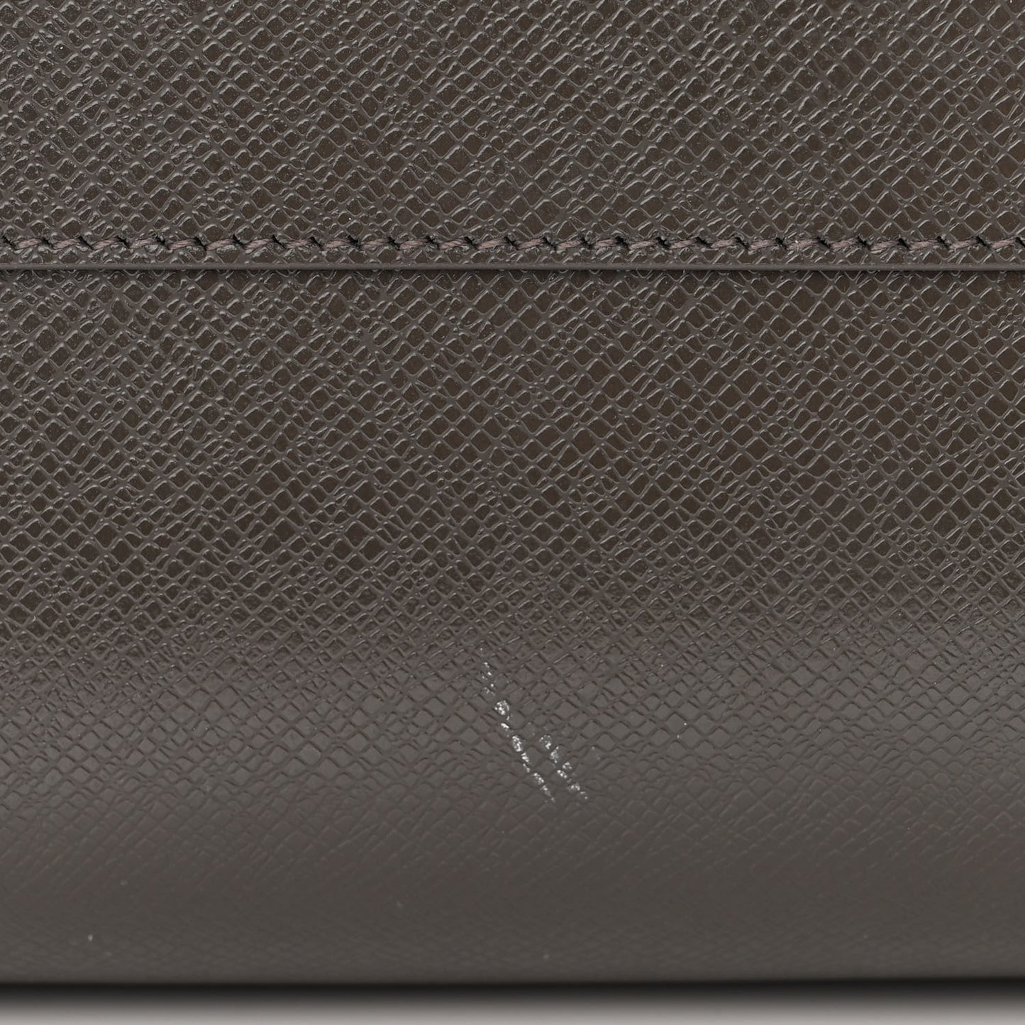 Grained Calfskin Large Shopping Tote Warm Taupe Black