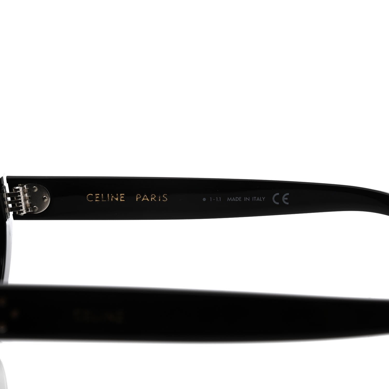 Celine Acetate Cat Eye Sunglasses CL401931 Black 6 of 6