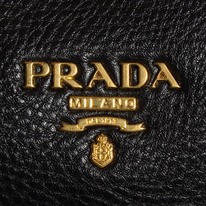 Prada Vitello Daino Shoulder Bag Nero Black 11 of 11