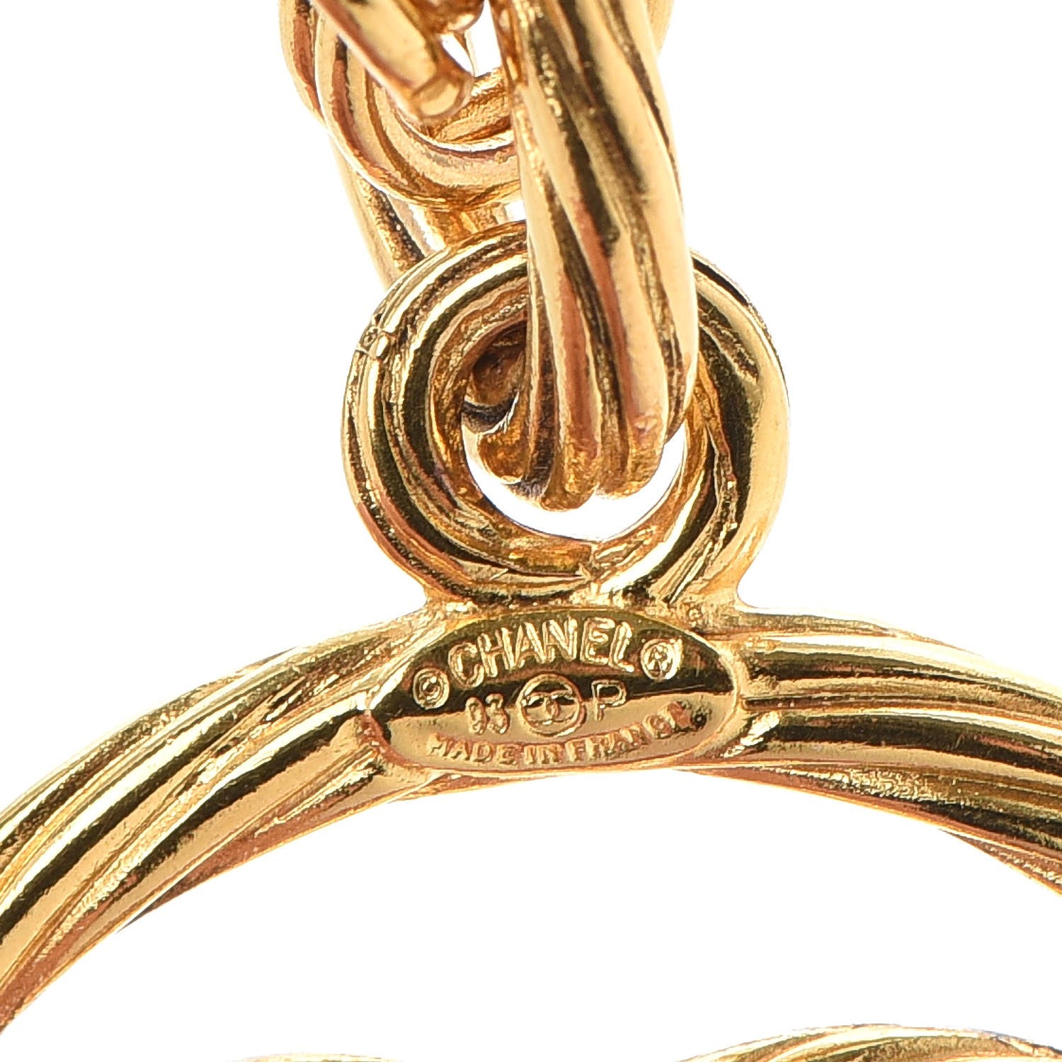 Chanel Chain CC Long Necklace Gold 5 of 8