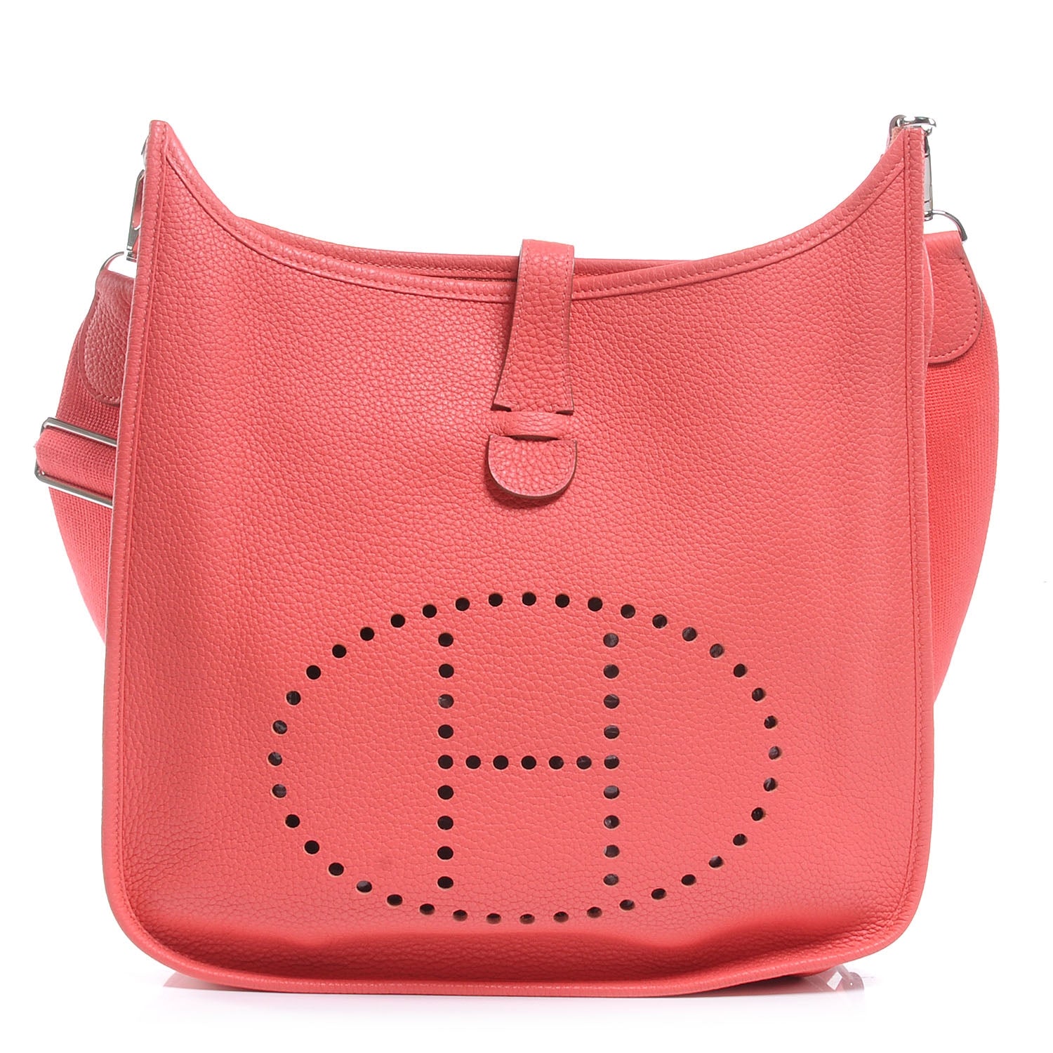 Hermes Taurillon Clemence Evelyne III GM Rose Jaipur 1 of 7