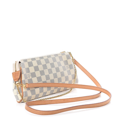 Louis Vuitton Damier Azur Eva Clutch 2 of 7