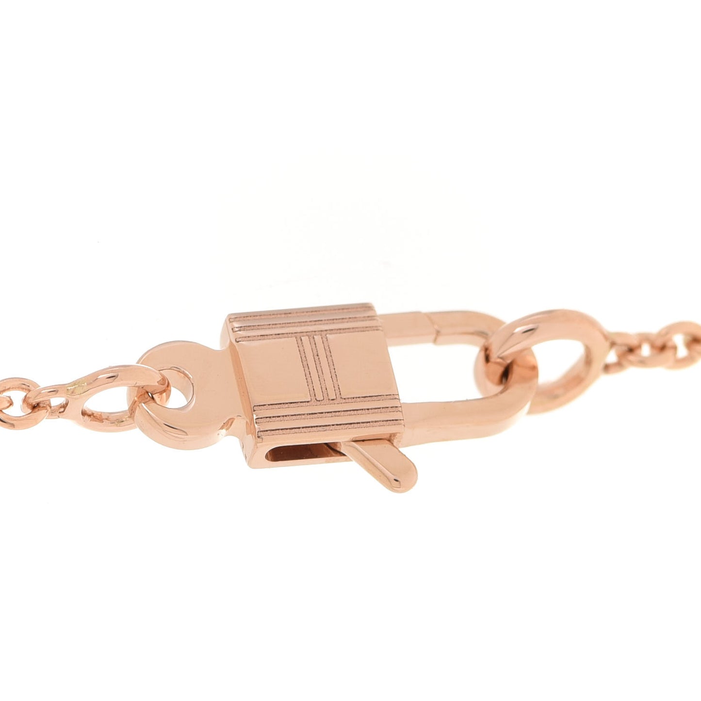 18K Rose Gold Diamond Birkin Amulettes Pendant Necklace